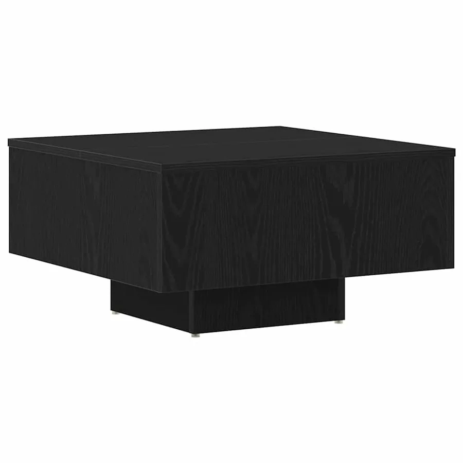 Table basse Chêne noir 60 x 60 x 31,5 cm Bois d'ingénierie - 7