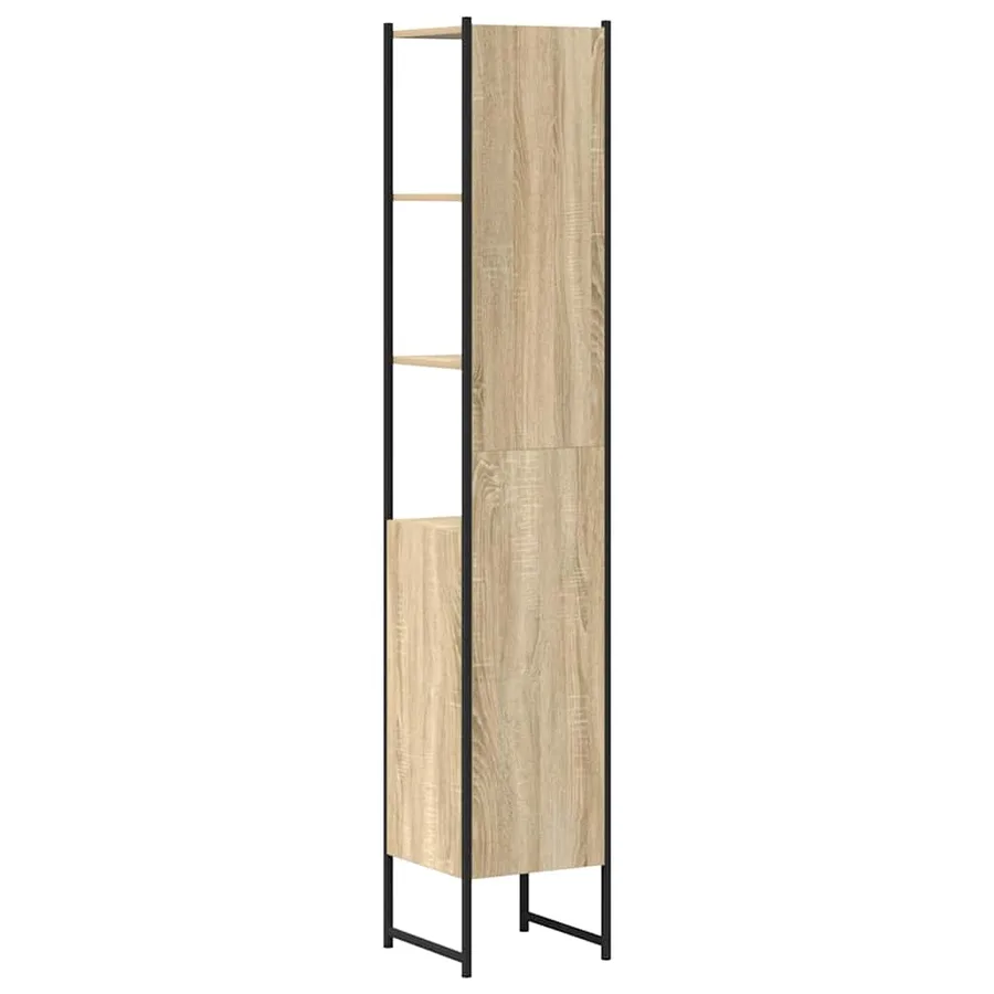 Armoire de salle de bain avec étagère Sonoma 33 x 33 x 185,5 cm - 7