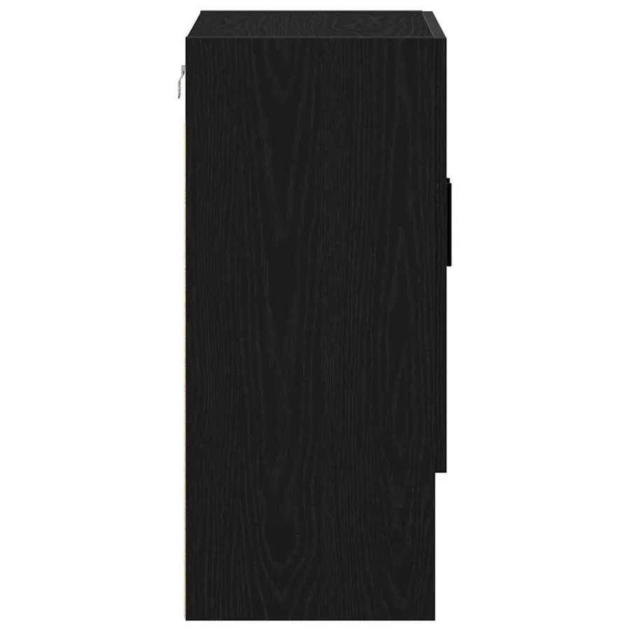 Meuble mural Chêne noir 60 x 31 x 70 cm Bois d'ingénierie - 6