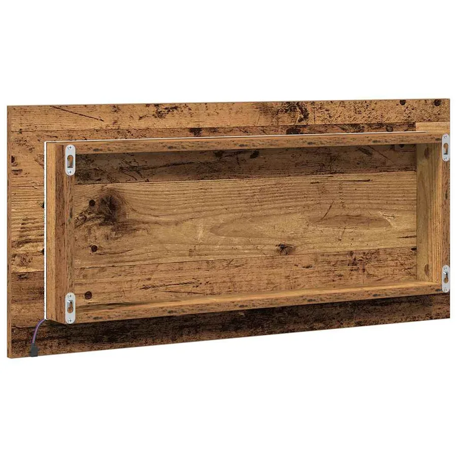 Miroir Bois ancien 80 x 37 cm Verre et Bois Ingénierie - 7
