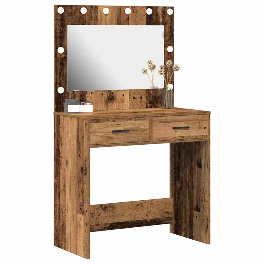 Table de Toilette avec tiroir Bois ancien 78,5 x 41 x 135 cm - 3