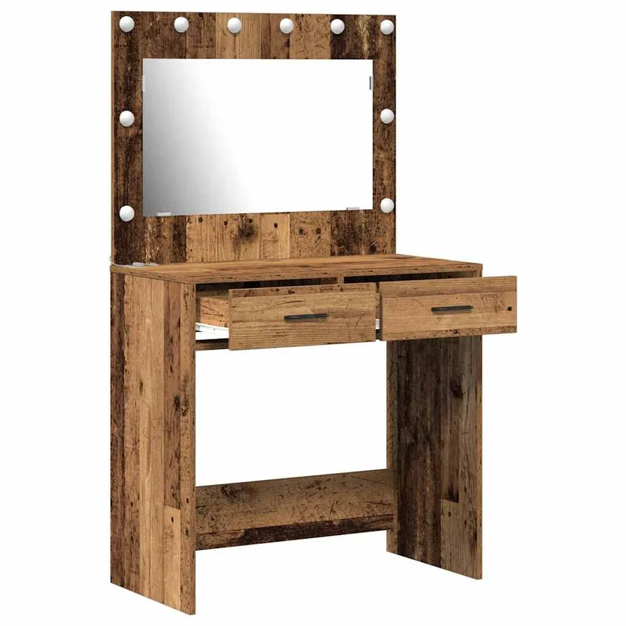 Table de Toilette avec tiroir Bois ancien 78,5 x 41 x 135 cm - 4
