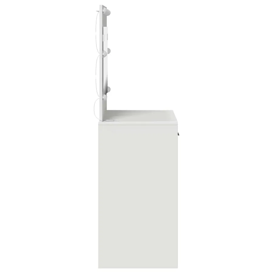 Table de Toilette Blanc 78,5 x 41 x 135 cm Bois d'ingénierie - 6