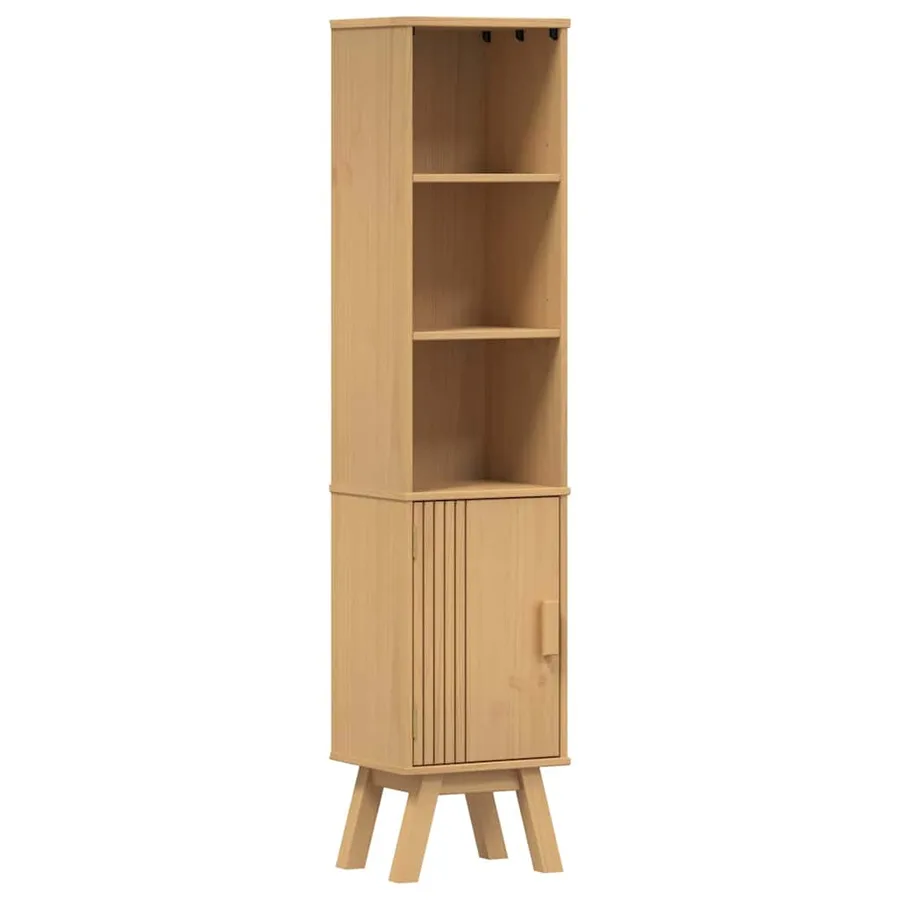 Armoire de salle de bain Olden Marron 35 x 30 x 159 cm - 2