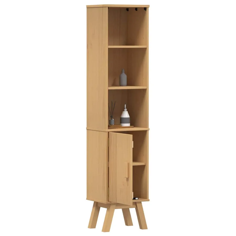 Armoire de salle de bain Olden Marron 35 x 30 x 159 cm - 3