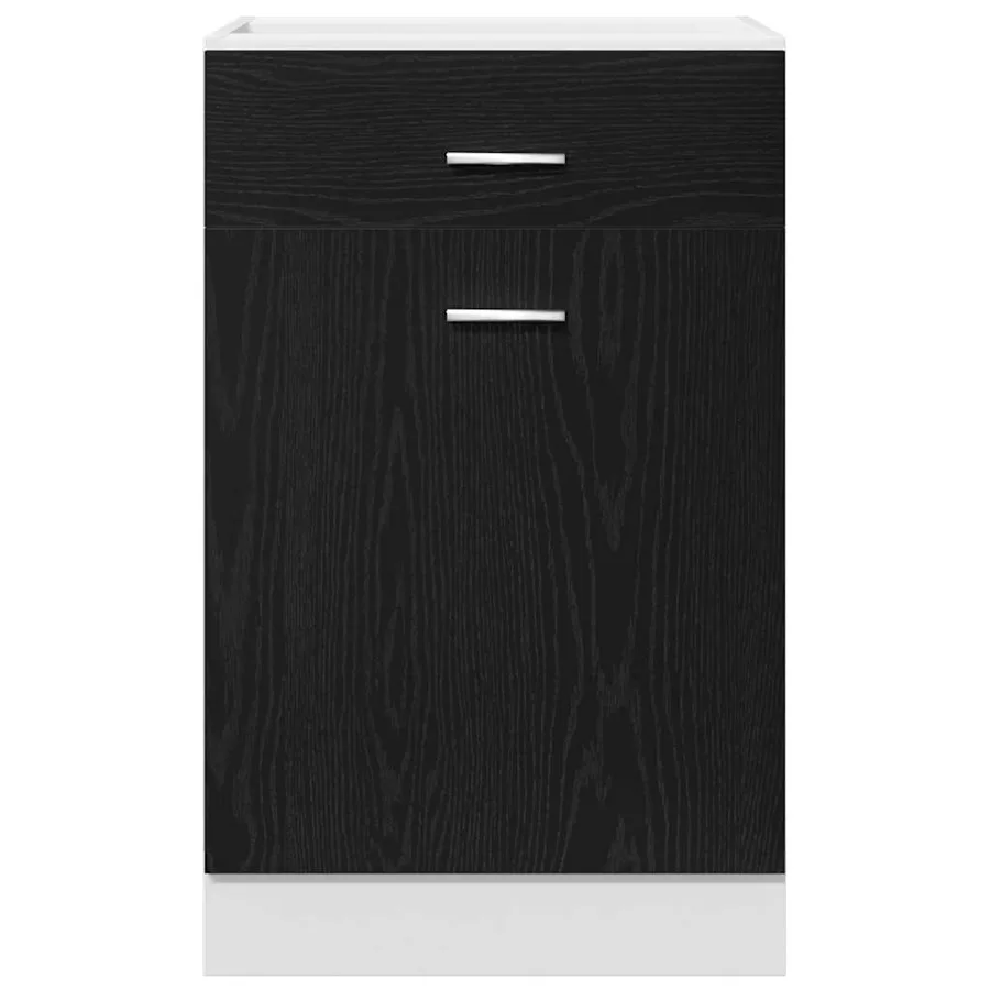 Armoire suspendue avec tiroir Chêne noir 50 x 46 x 81,5 cm - 7