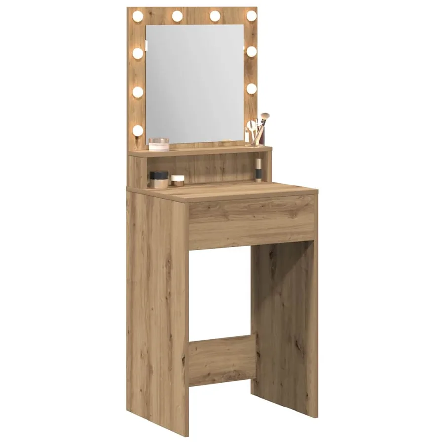 Table de Toilette Chêne artisanal 50 x 41 x 135 cm - 3
