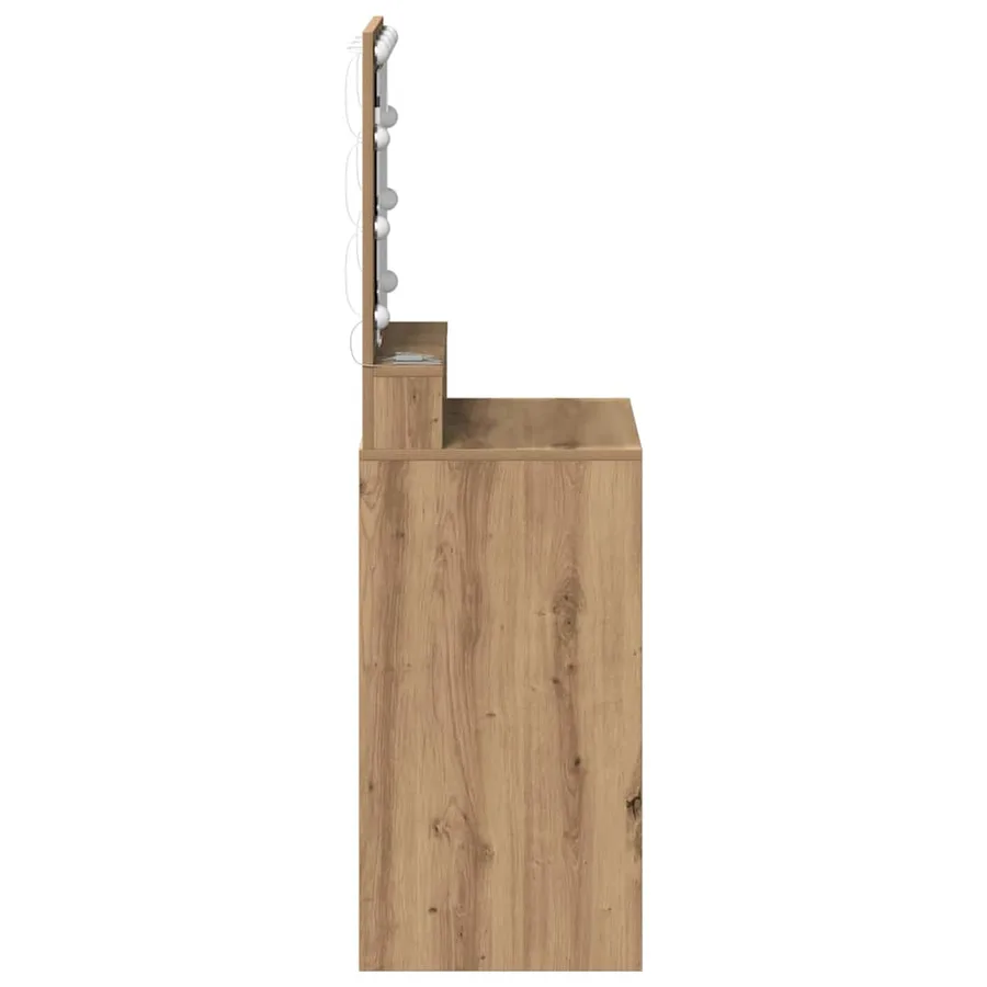 Table de Toilette Chêne artisanal 50 x 41 x 135 cm - 5