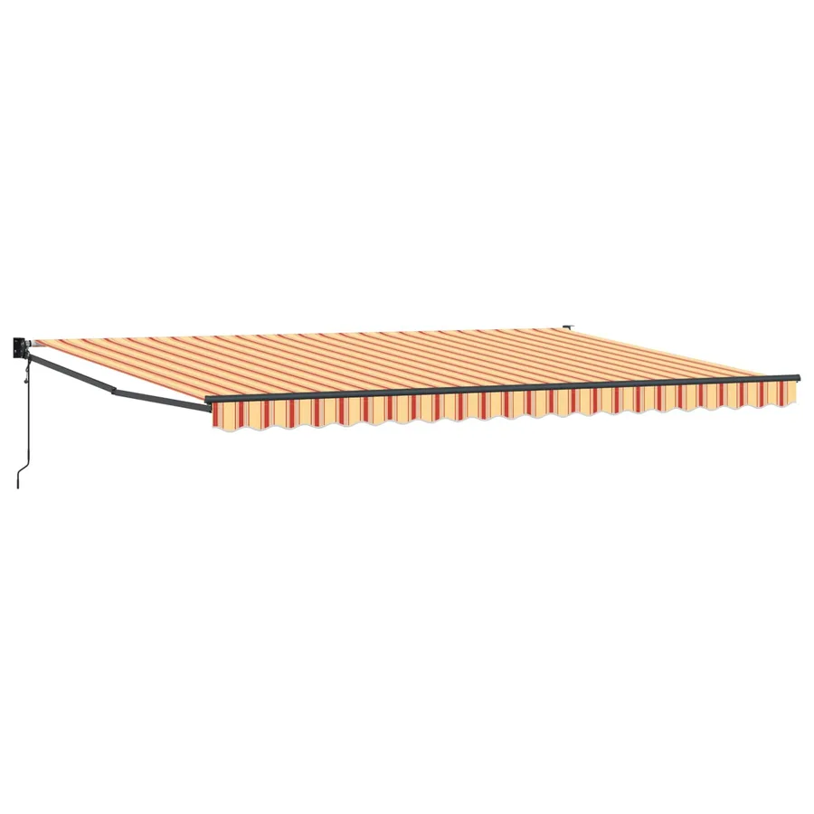 Auvent rétractable Crème 500 x 300 x 165 cm Polyester et métal - 2