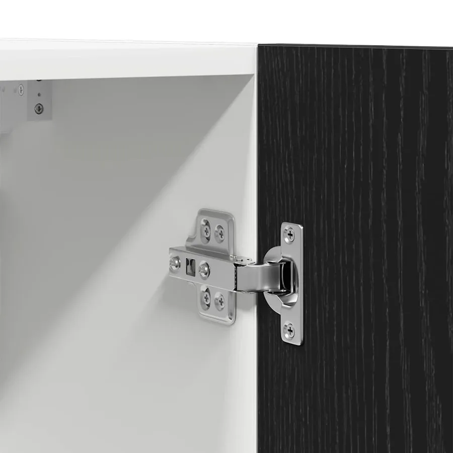 Armoire suspendue Lyon 2 pcs Chêne noir 50 x 31 x 60 cm - 10