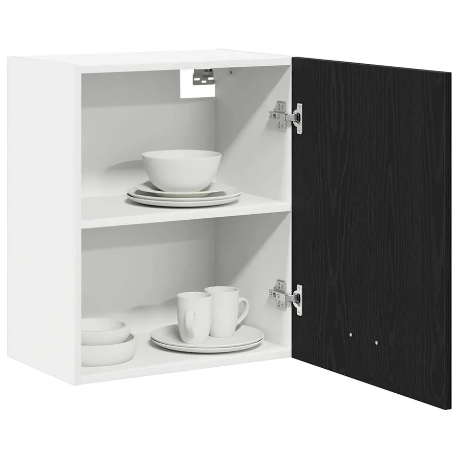 Armoire suspendue Lyon 2 pcs Chêne noir 50 x 31 x 60 cm - 3