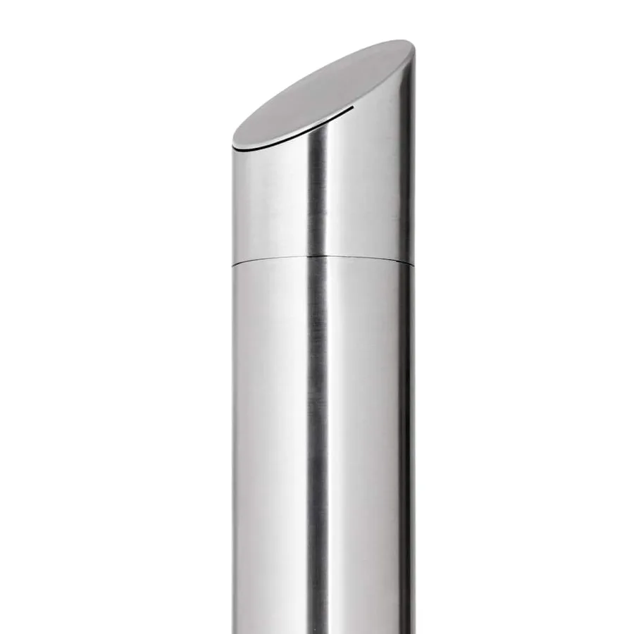 Douche de jardin avec base marron 225 cm Acier inoxydable - 9