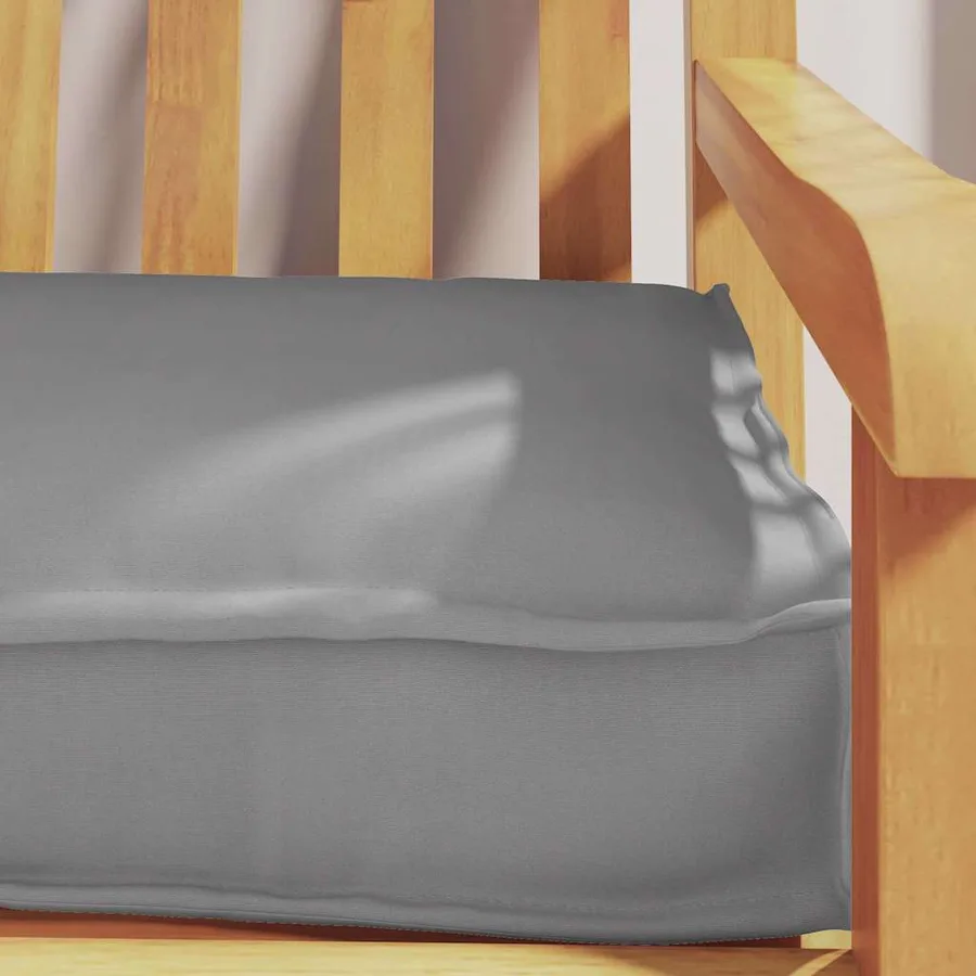 Set de coussins de palette 2 pcs Gris 180 x 40 x 8 cm - 5