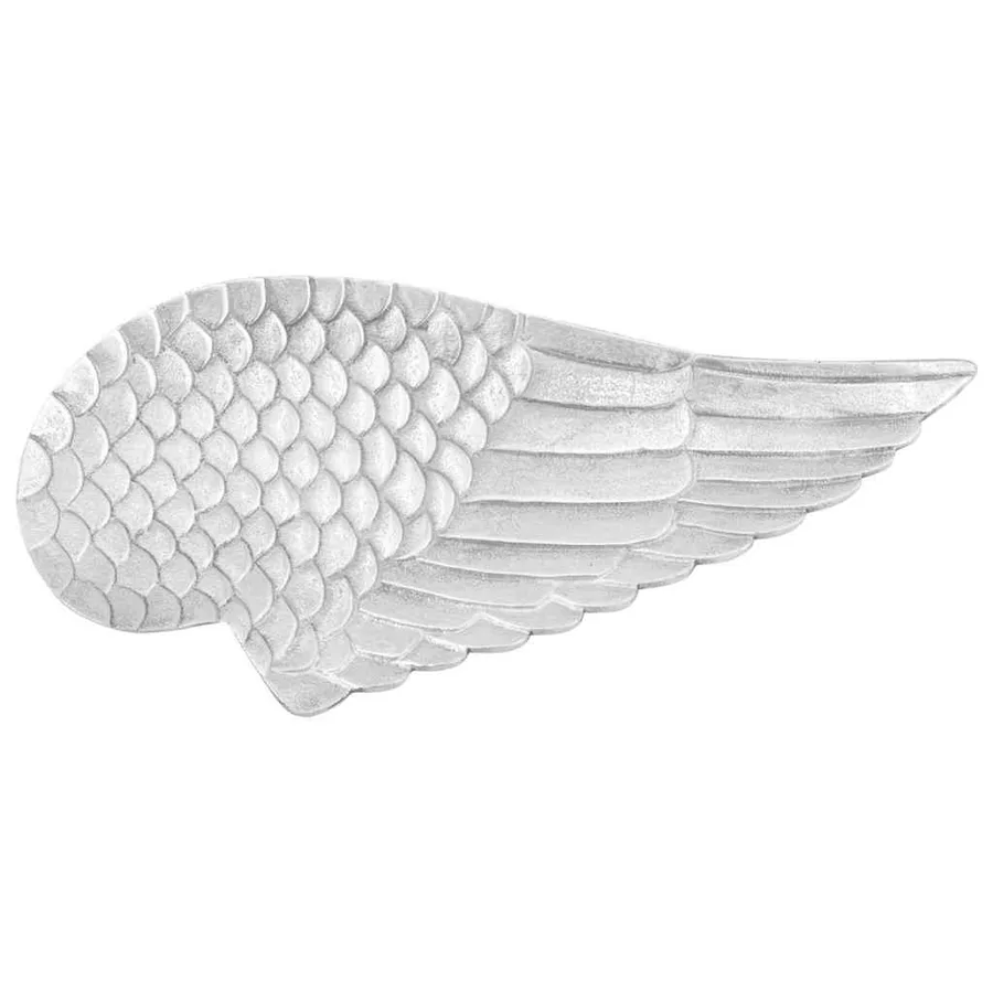 Corbeille de fruits 2 pcs Argenté 40 x 18 x 2.5 cm Aluminium - 5