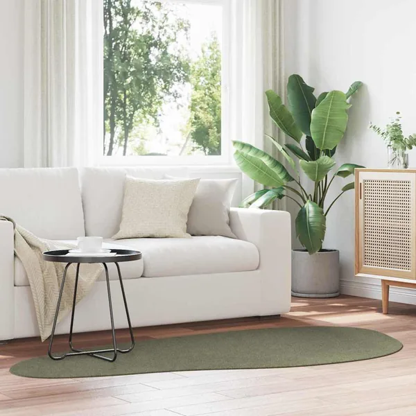 Tapis de surface HUARTE Vert forêt 100 x 200 cm Polyester