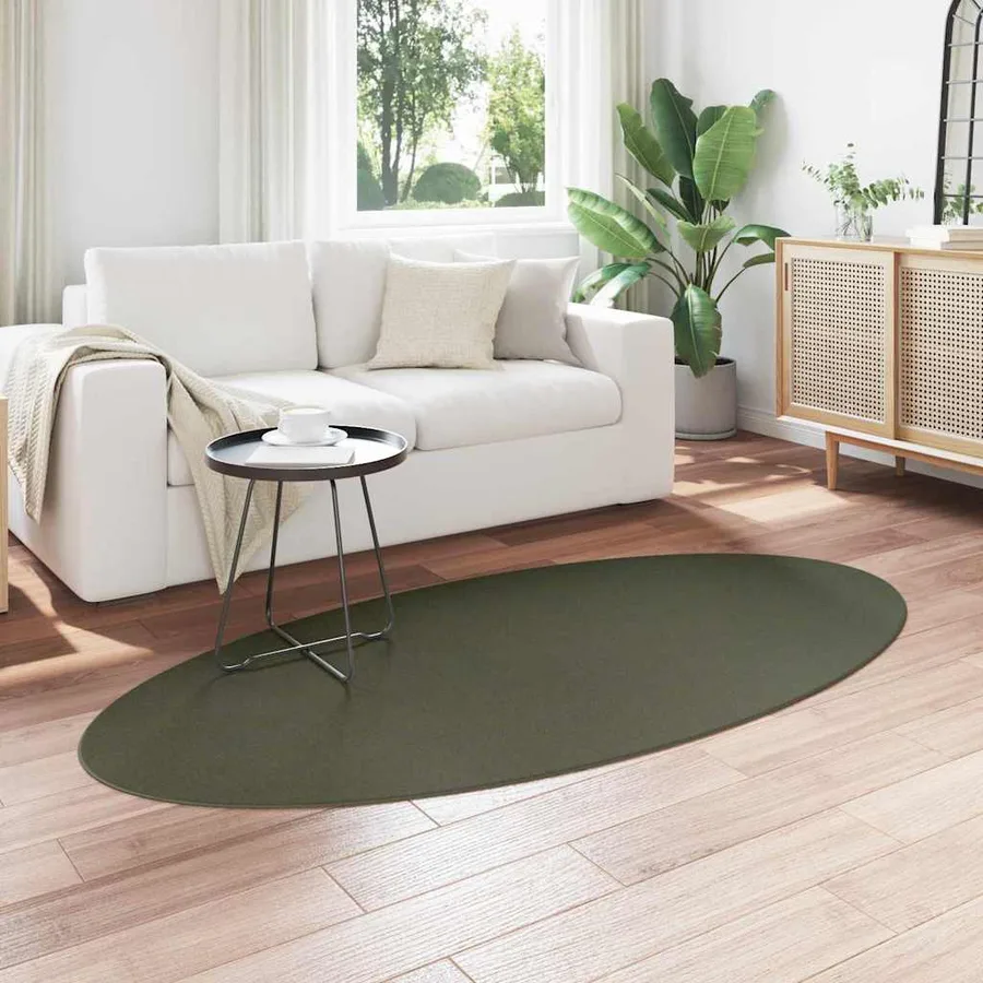 Tapis de surface HUARTE Vert forêt 100 x 200 cm 100% Polyester - 3