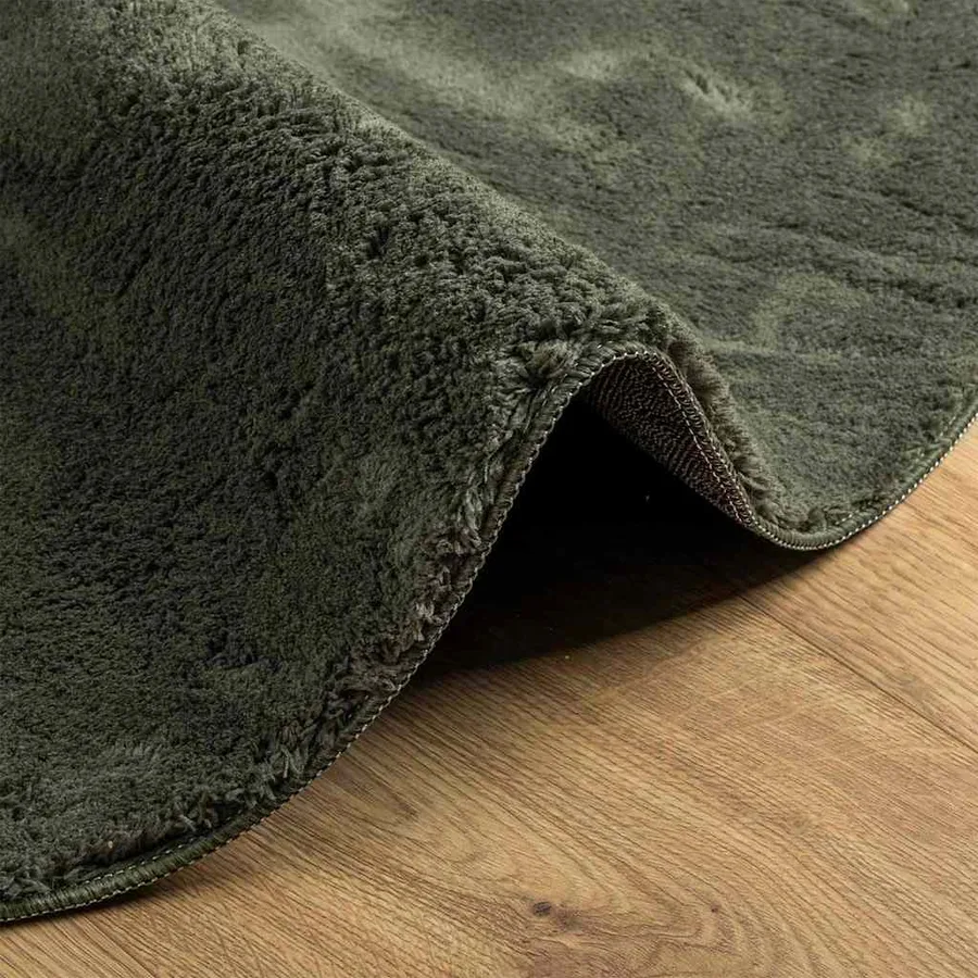 Tapis de surface HUARTE Vert forêt 100 x 200 cm 100% Polyester - 7