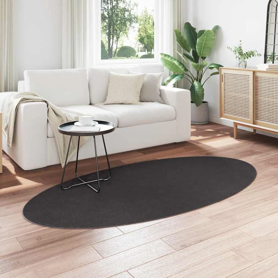 Tapis de surface HUARTE Anthracite 100 x 200 cm 100% Polyester - 3