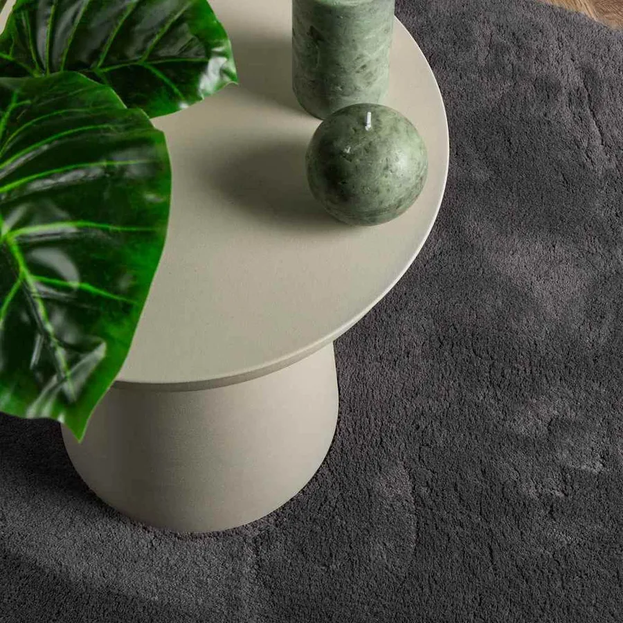 Tapis de surface HUARTE Anthracite 100 x 200 cm 100% Polyester - 6