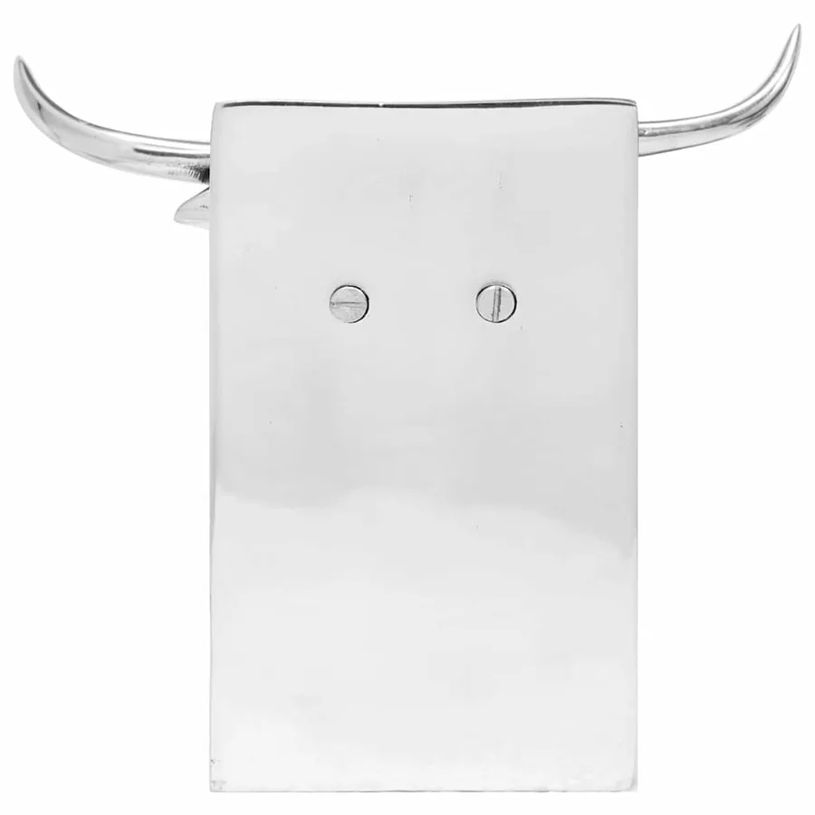 Serre-livres 2 pcs Argenté 17 x 15 x 27 cm Aluminium - 3