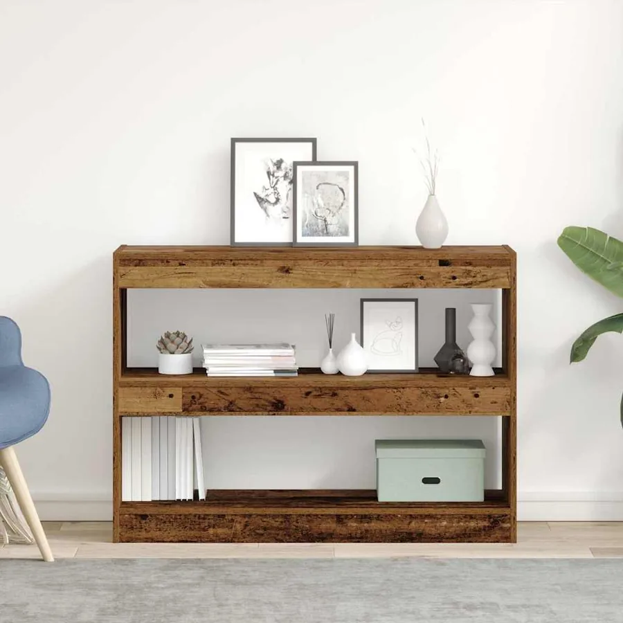 Bibliothèque Bois ancien 100 x 30 x 72 cm Bois d'ingénierie