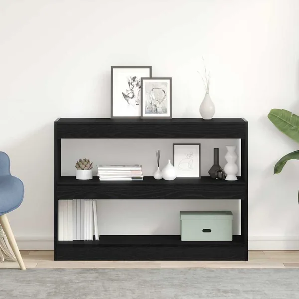 Bibliothèque Chêne noir 100 x 30 x 72 cm Bois d'ingénierie