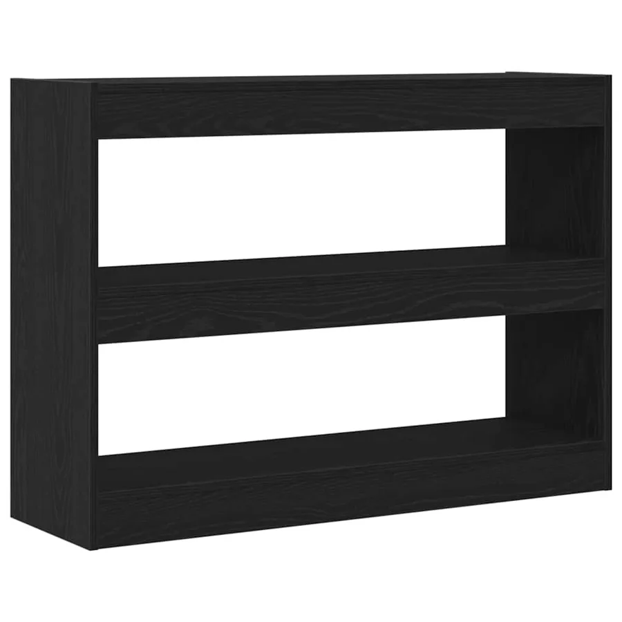 Bibliothèque Chêne noir 100 x 30 x 72 cm Bois d'ingénierie - 2