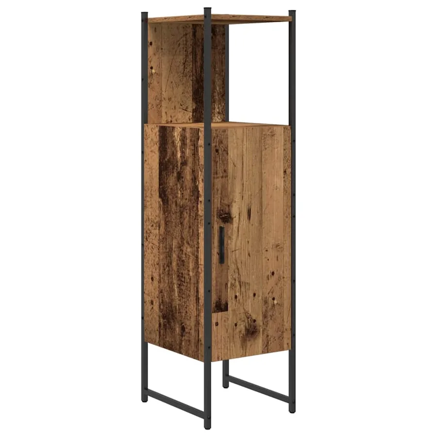 Ensemble de mobilier de salle de bain avec étagère 3 pcs Marron - 5