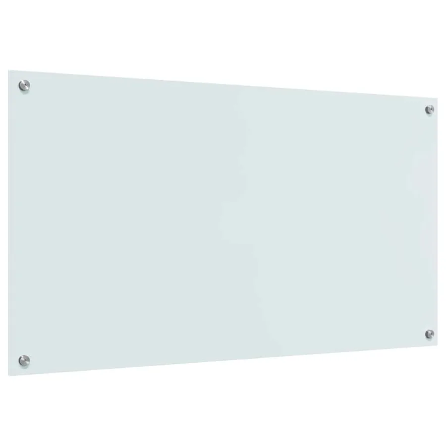 Crédence de cuisine Blanc 110 x 60 cm verre trempé - 6