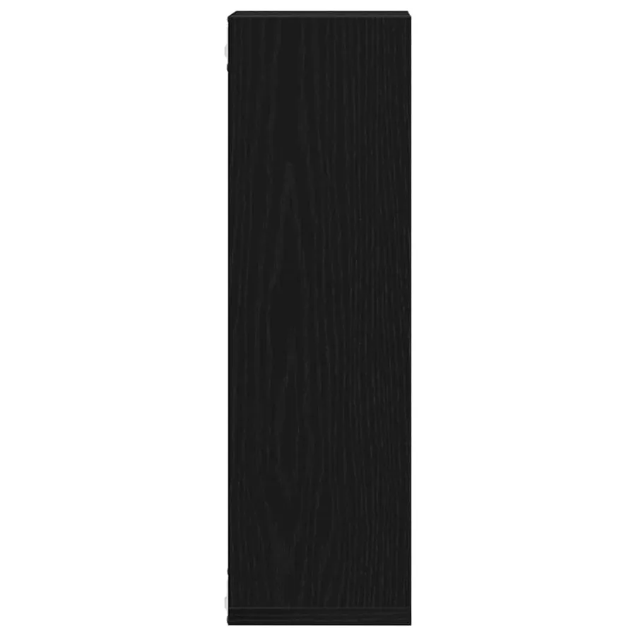 Étagère Murale avec étagère 2 pcs Chêne noir 50 x 15 x 85 cm - 7