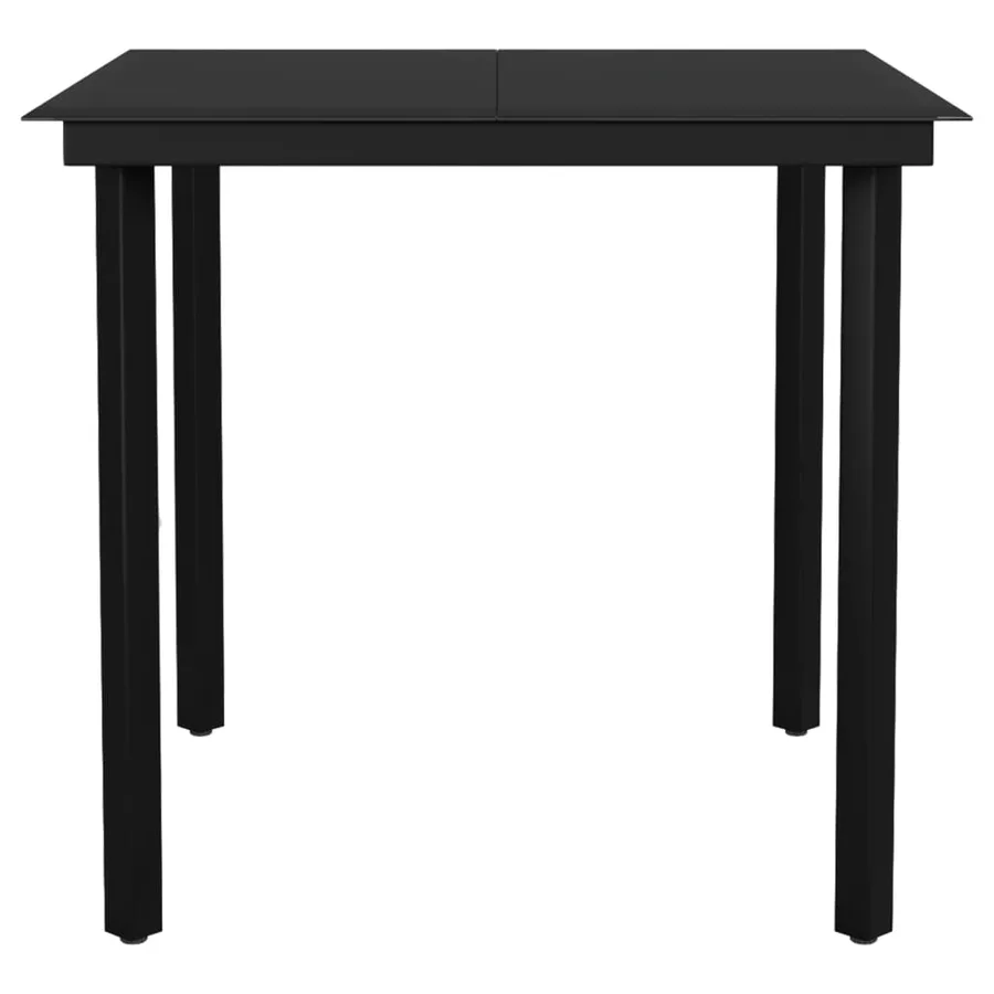 Ensemble à manger de jardin avec coussins 5 pcs Gris - 7