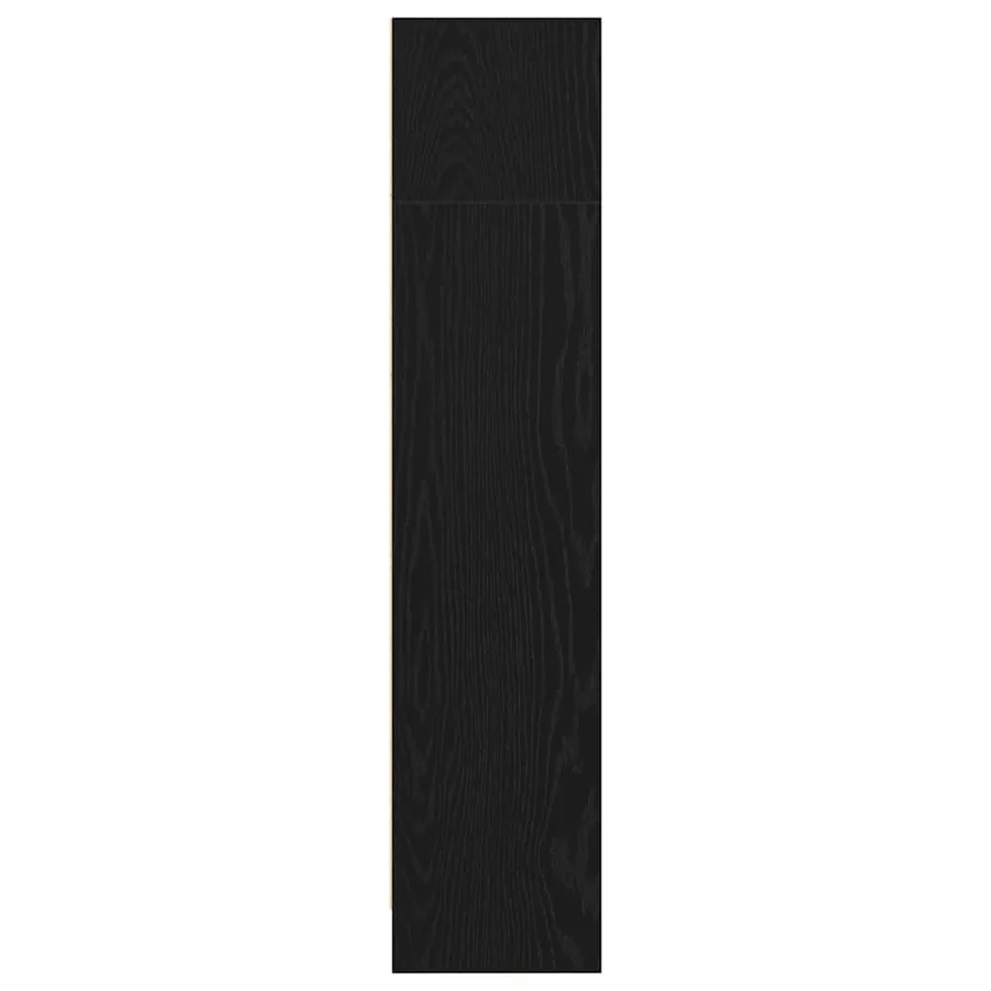 Bibliothèque en chêne noir 40 x 24 x 109 cm bois d'ingénierie - 6