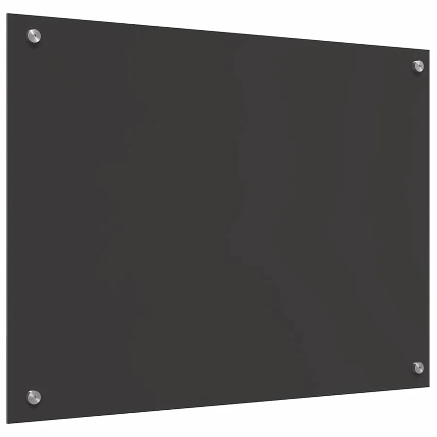 Crédence de cuisine Gris foncé 80 x 60 cm verre trempé - 6