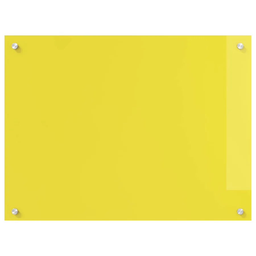 Crédence de cuisine Jaune 80 x 60 cm verre trempé - 2