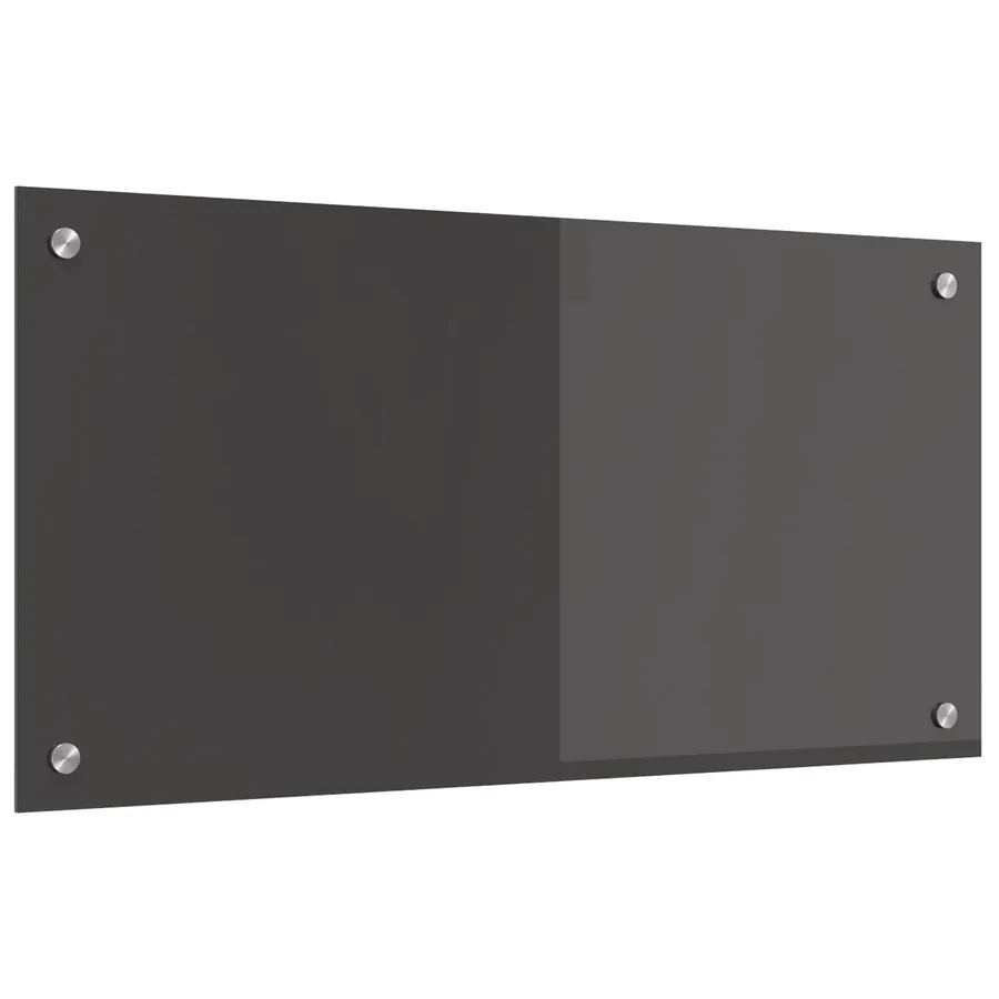 Crédence de cuisine Gris foncé 80 x 40 cm verre trempé