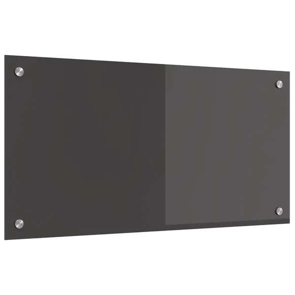 Crédence de cuisine Gris foncé 80 x 40 cm verre trempé