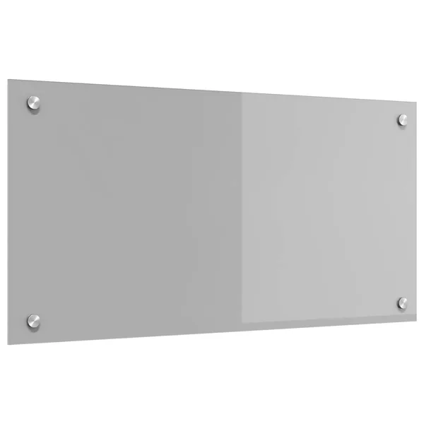 Crédence de cuisine Gris clair 80 x 40 cm verre trempé
