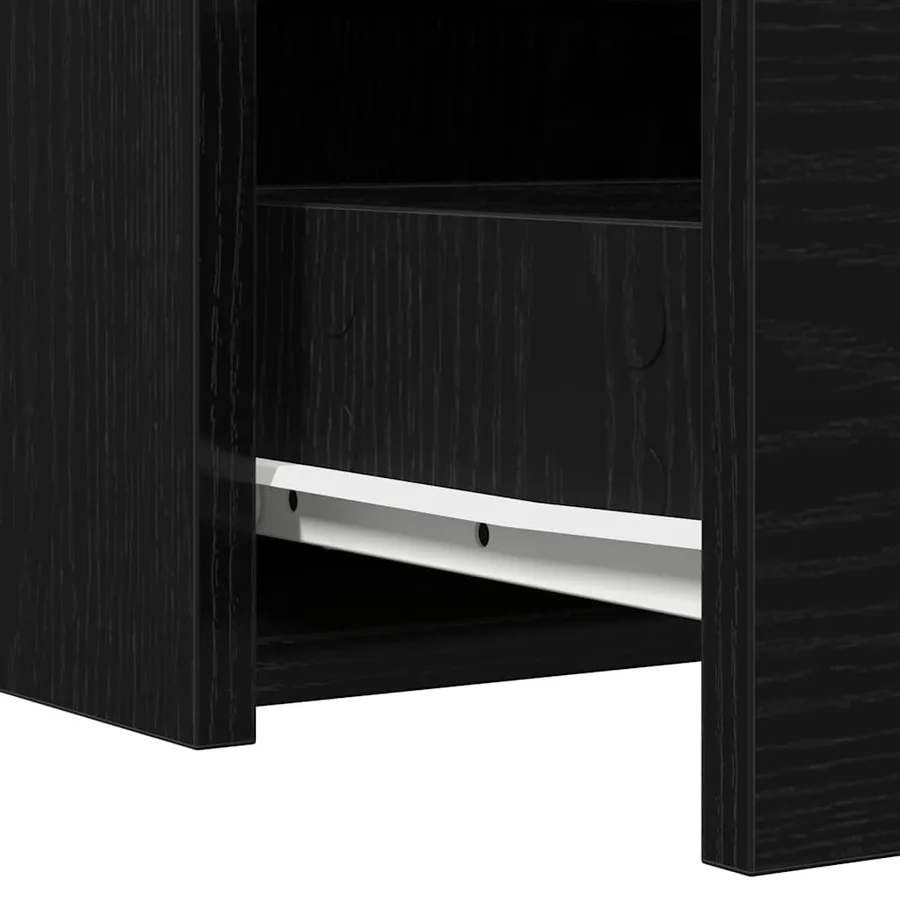 Table de Toilette Noir 60 x 40 x 70 cm Bois d'ingénierie - 11