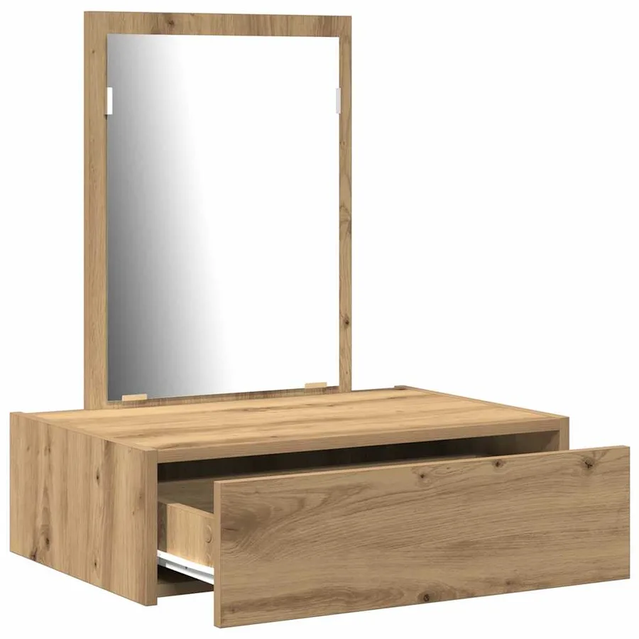 Table de Toilette Marron 60 x 40 x 70 cm Bois d'ingénierie - 5
