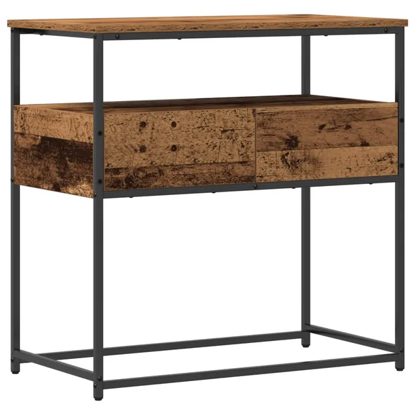 Table console Bois Ancien 75 x 40 x 75 cm Bois d'ingénierie
