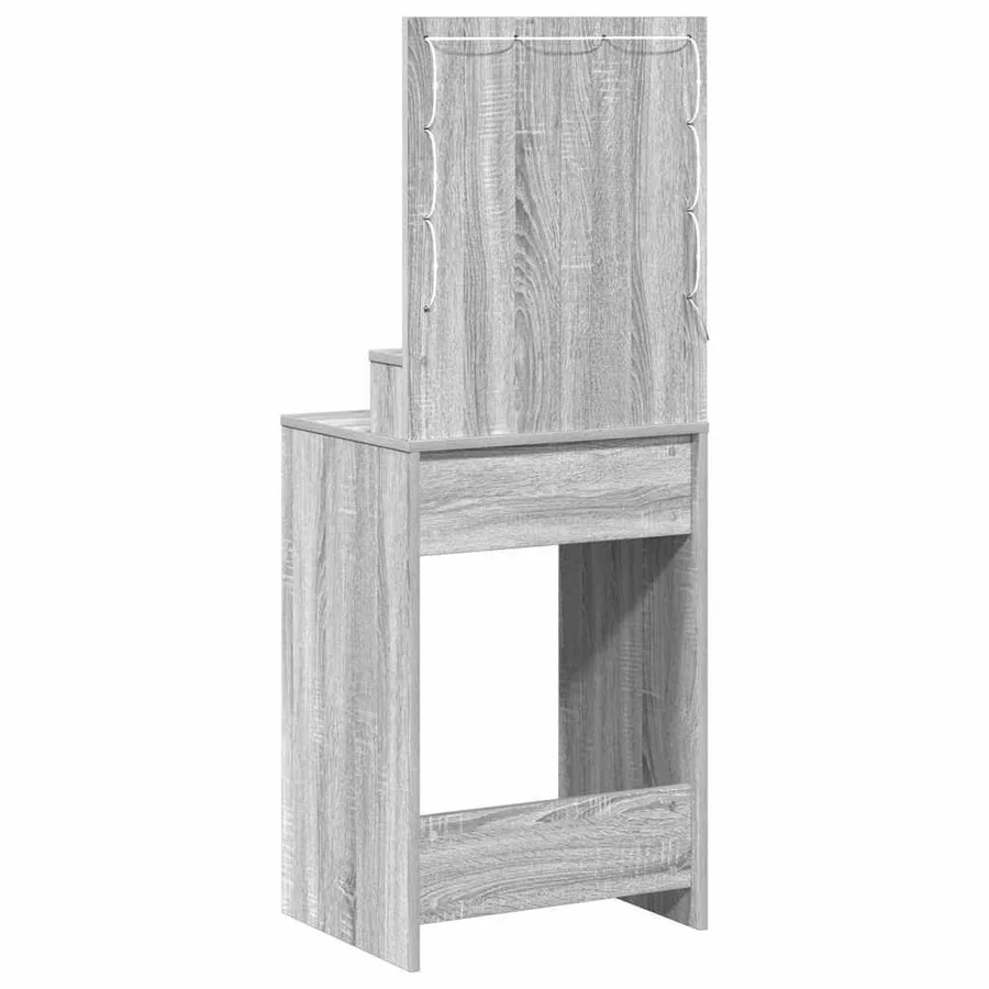 Table de Toilette avec tiroir Gris Sonoma 50 x 41 x 135 cm - 7