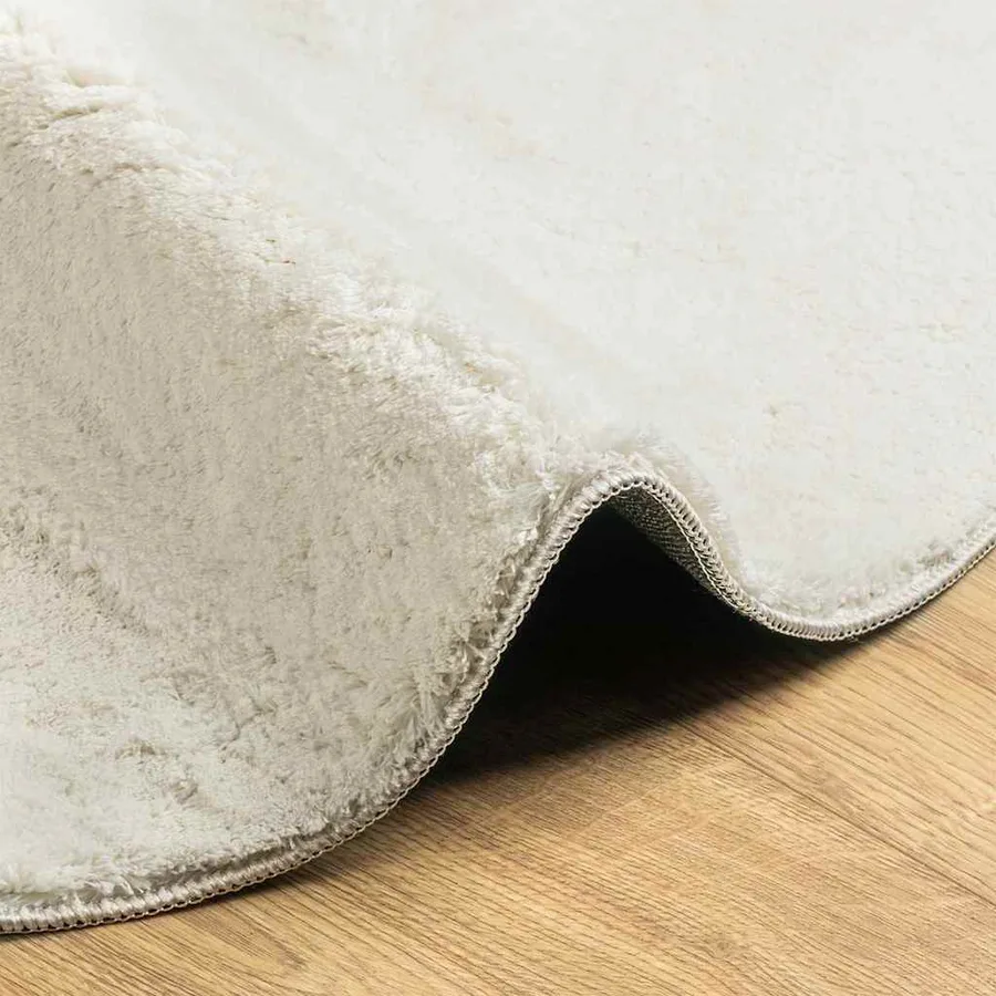 Tapis de surface HUARTE Crème 80 x 150 cm Polyester - 7