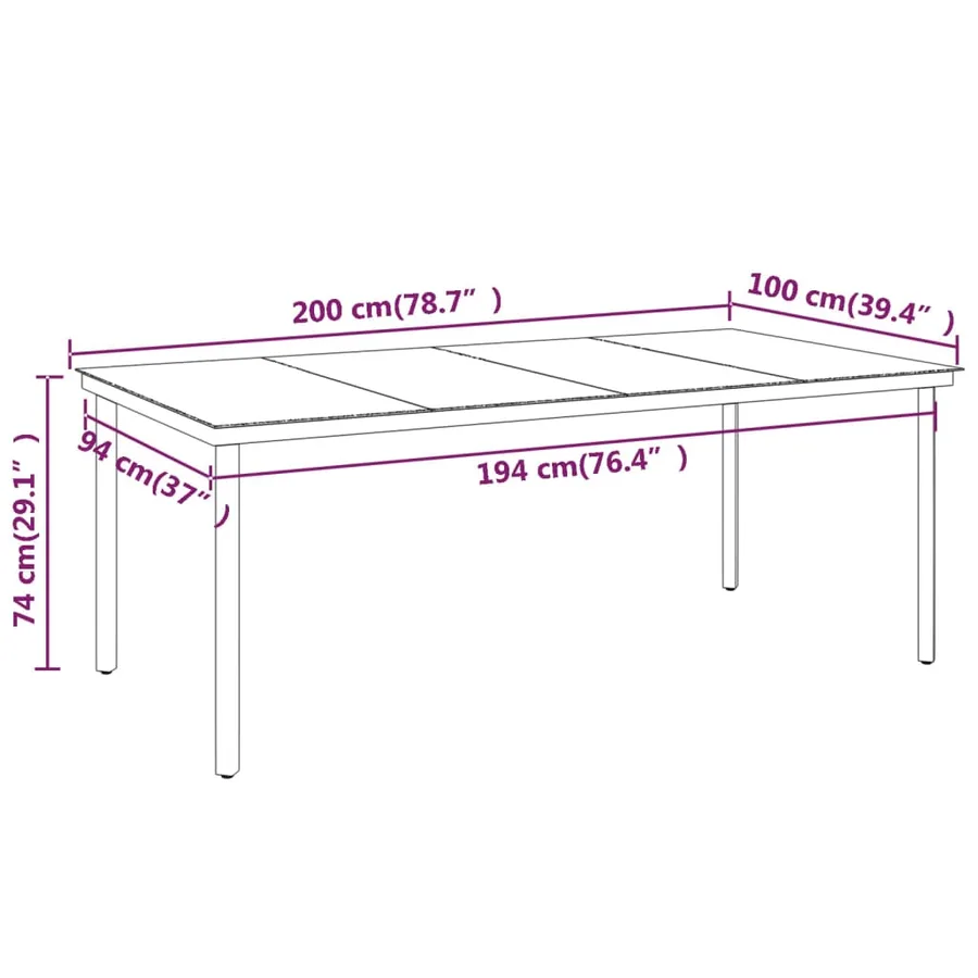 Ensemble à manger de jardin avec coussins 9 pcs Gris - 13