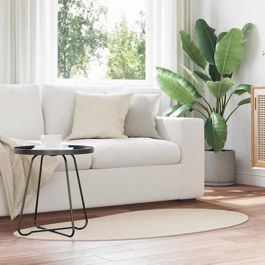 Tapis de surface HUARTE Beige 80 x 150 cm Polyester