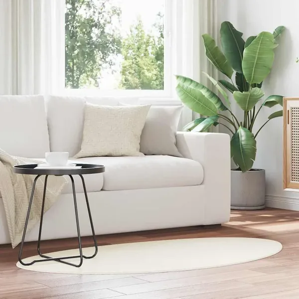 Tapis de surface HUARTE Crème 160 x 230 cm Polyester