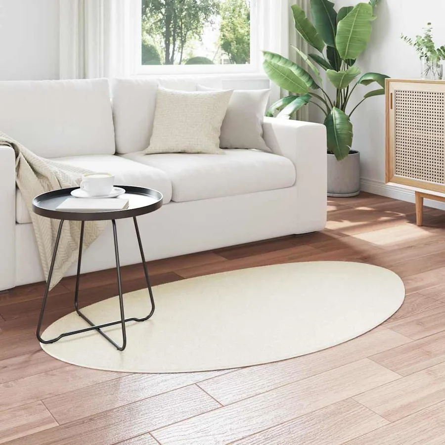 Tapis de surface HUARTE Crème 160 x 230 cm Polyester - 3