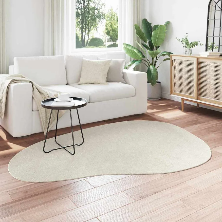 Tapis de surface HUARTE Crème 140 x 200 cm Polyester - 3