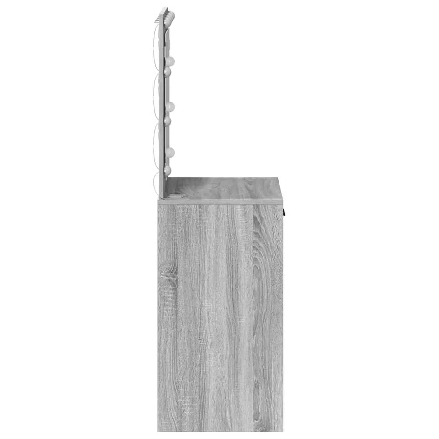 Table de Toilette avec tiroir Gris Sonoma 50 x 41 x 135 cm - 6