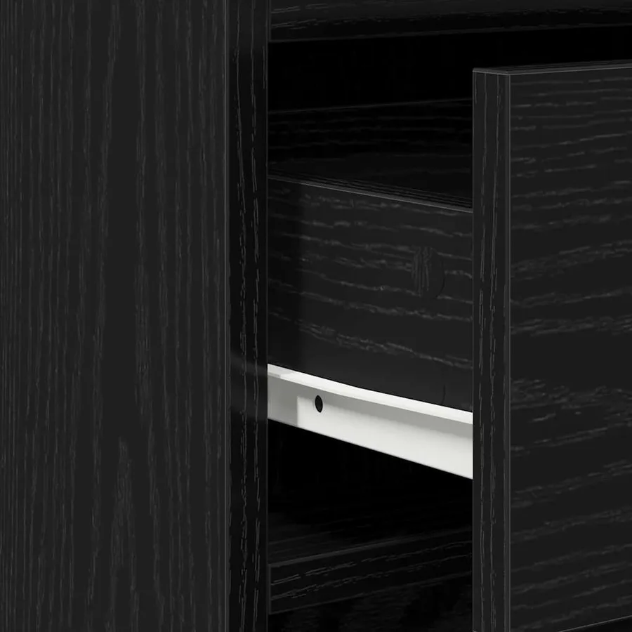 Table de Toilette Noir 50 x 41 x 135 cm Bois d'ingénierie - 10
