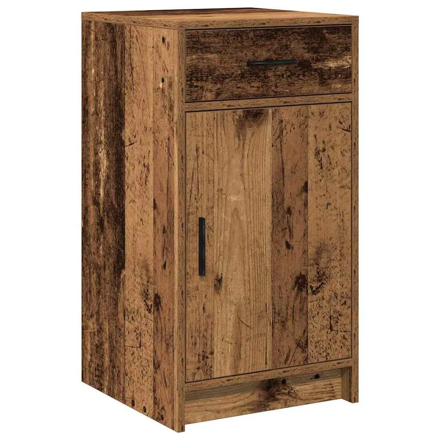 Table de Toilette avec tiroir 2 pcs Marron Bois d'ingénierie - 7
